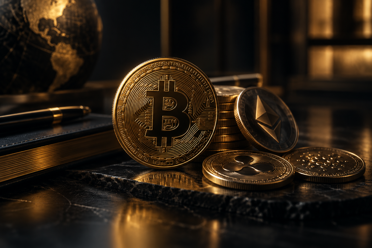 Goldene Krypto-Münzen – digitale Assets als Sachwert